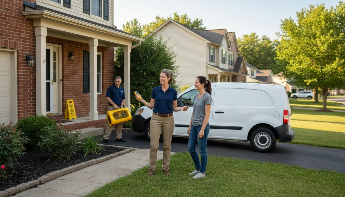 Water restoration image for Dehumidification And Cleanup Services in Highland Falls, NY